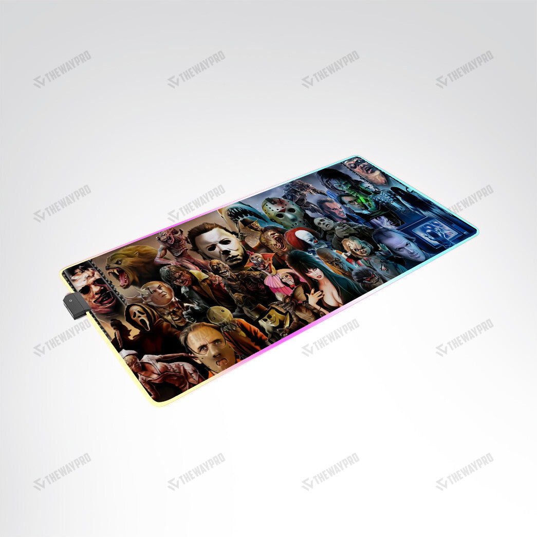 Halloween Horror Movies Custom Led Mousepad