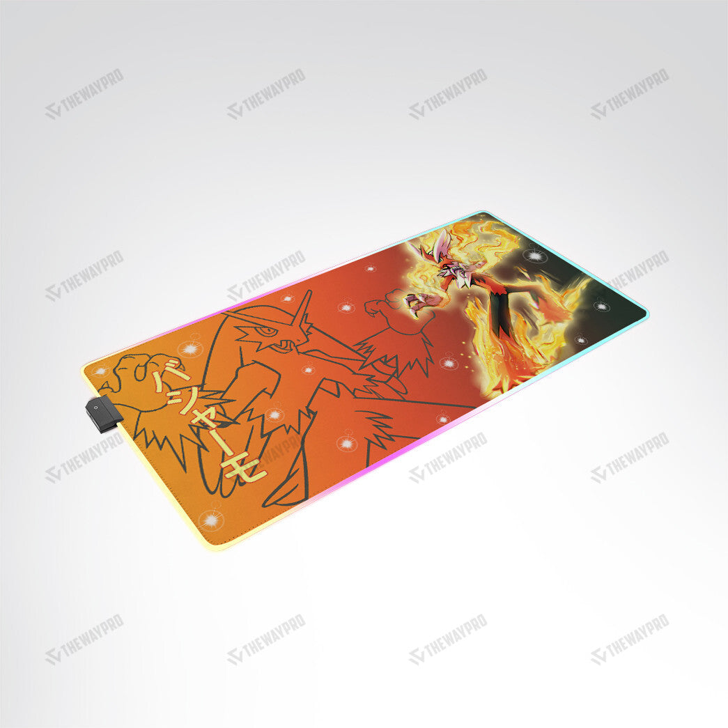 Blaziken Custom Led Mousepad