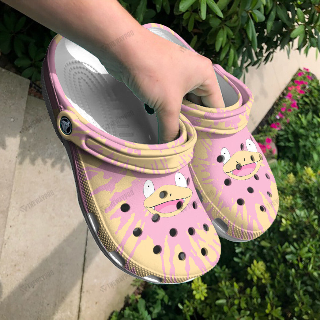 Slowpoke Tie Dye Face Custom Classic Clogs
