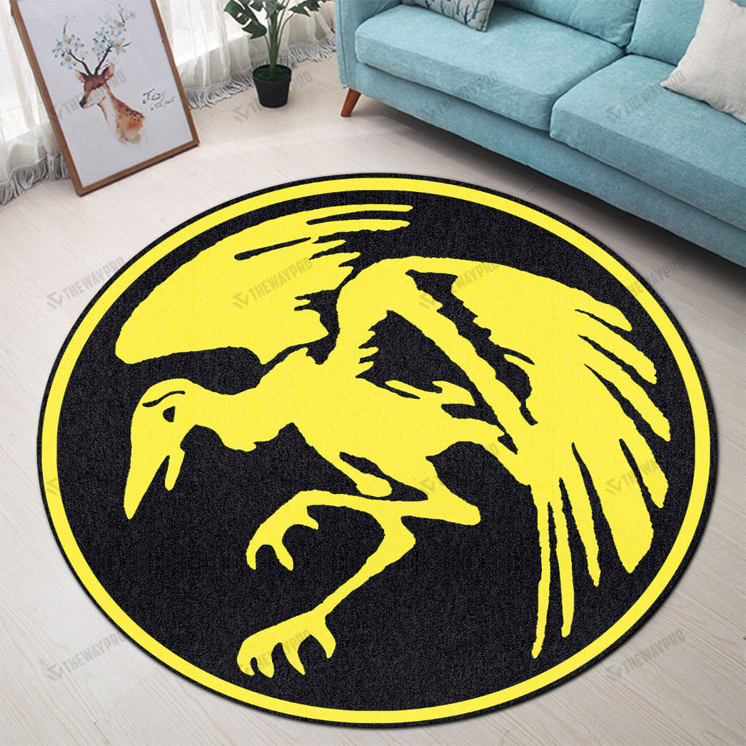 Mighty Morphin Power Rangers The Crane Custom Round Carpet
