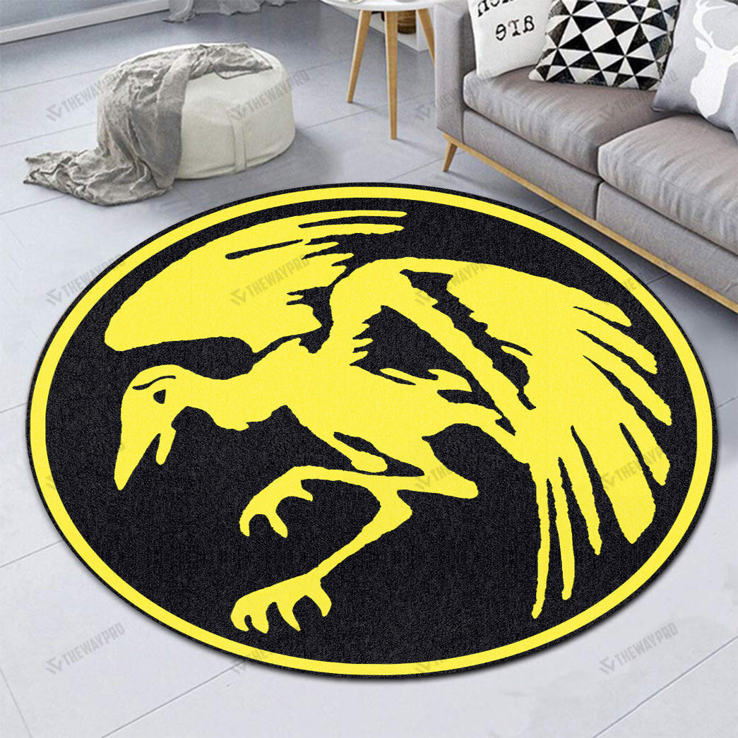 Mighty Morphin Power Rangers The Crane Custom Round Carpet