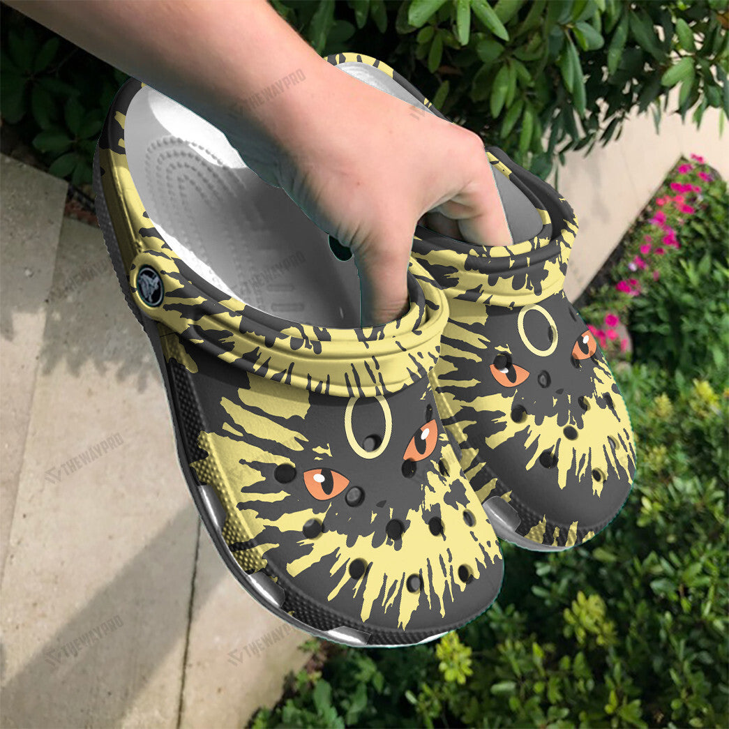 Umbreon Tie Dye Face Custom Classic Clogs
