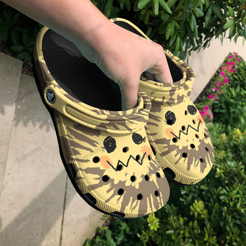 Mimikyu Tie Dye Face Custom Classic Clogs
