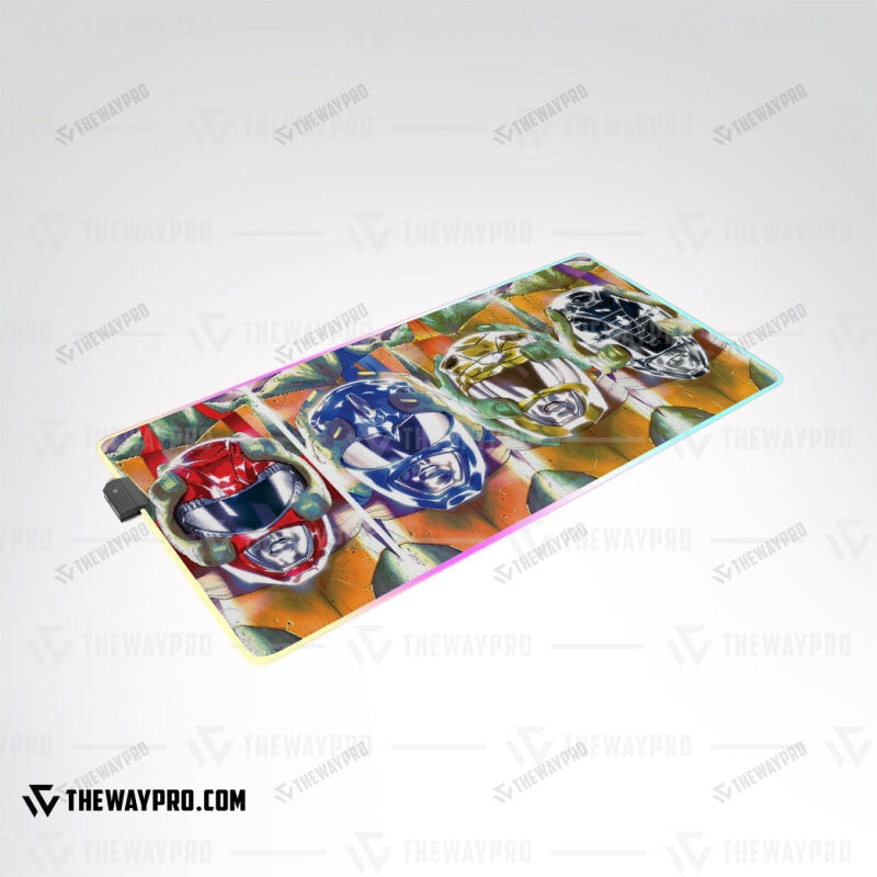 Power Rangers Tmnt Helmets Custom Led Mousepad Bo0804225