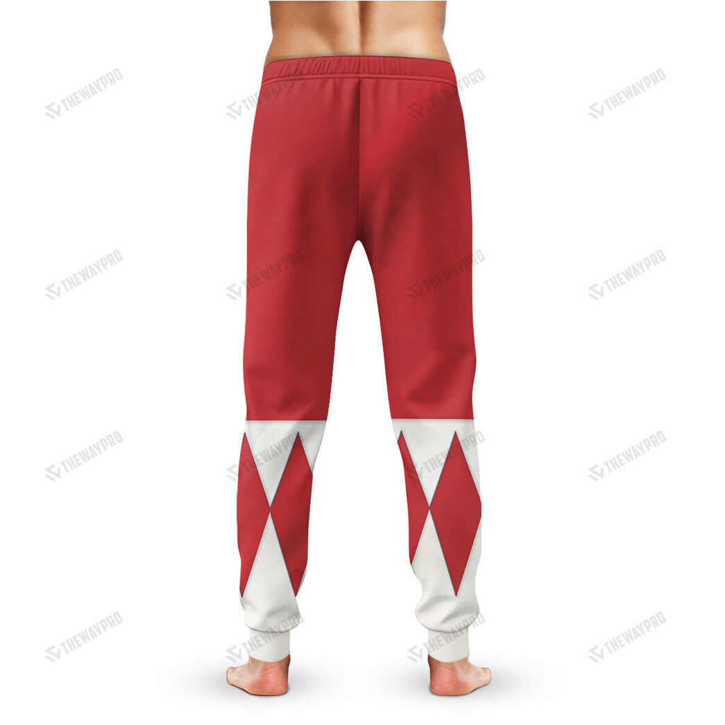 Mighty Morphin Red Power Rangers Custom Sweatpants