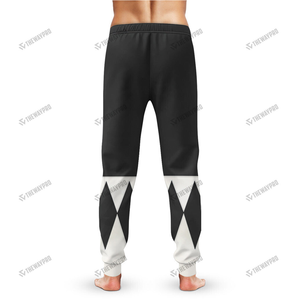 Mighty Morphin Black Power Rangers Custom Sweatpants