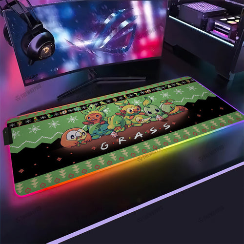 Grass Type Custom Led Mousepad