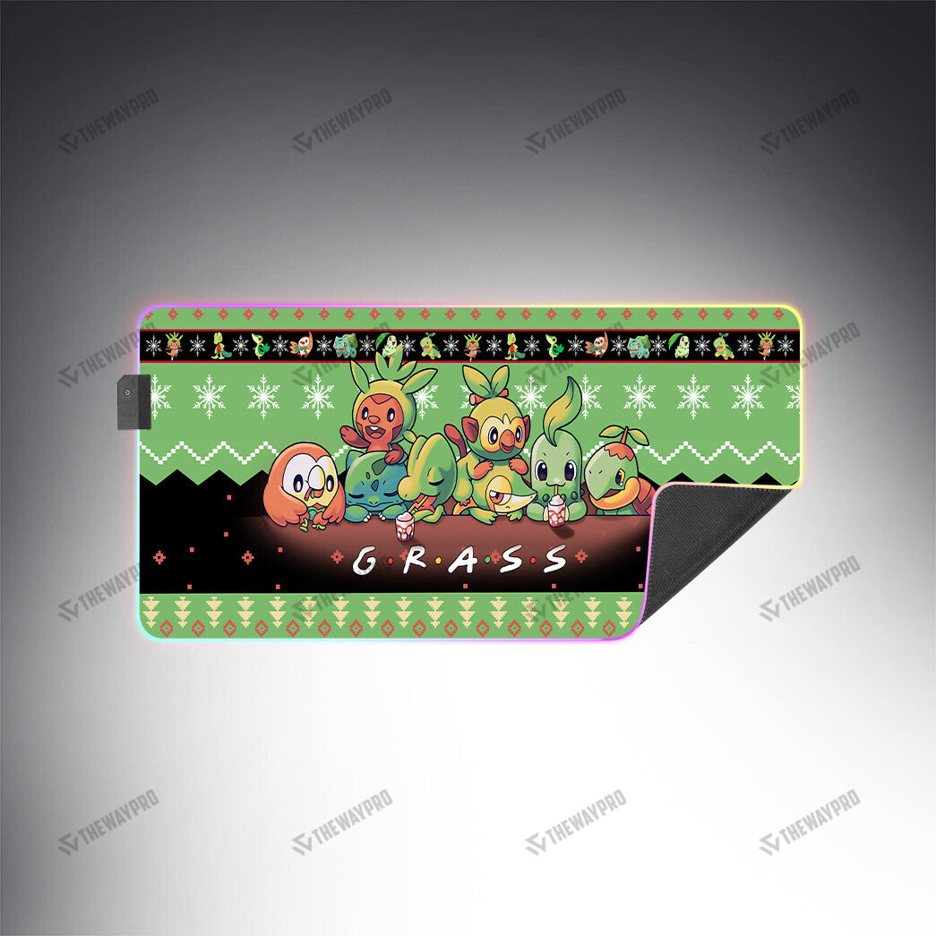 Grass Type Custom Led Mousepad
