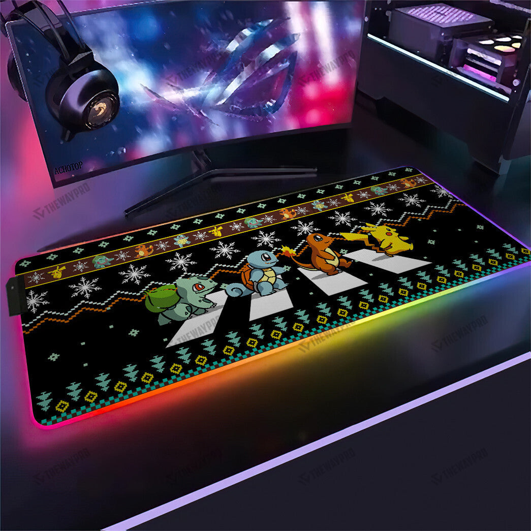 Street Crossing Custom Led Mousepad