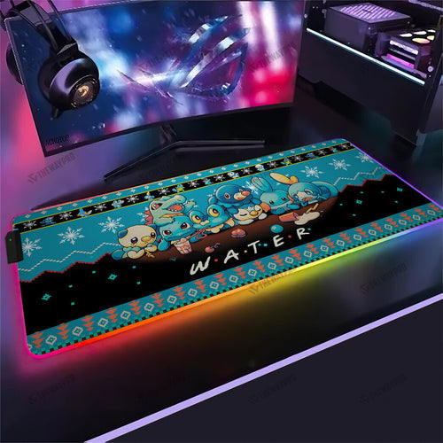 Water Type Custom Led Mousepad