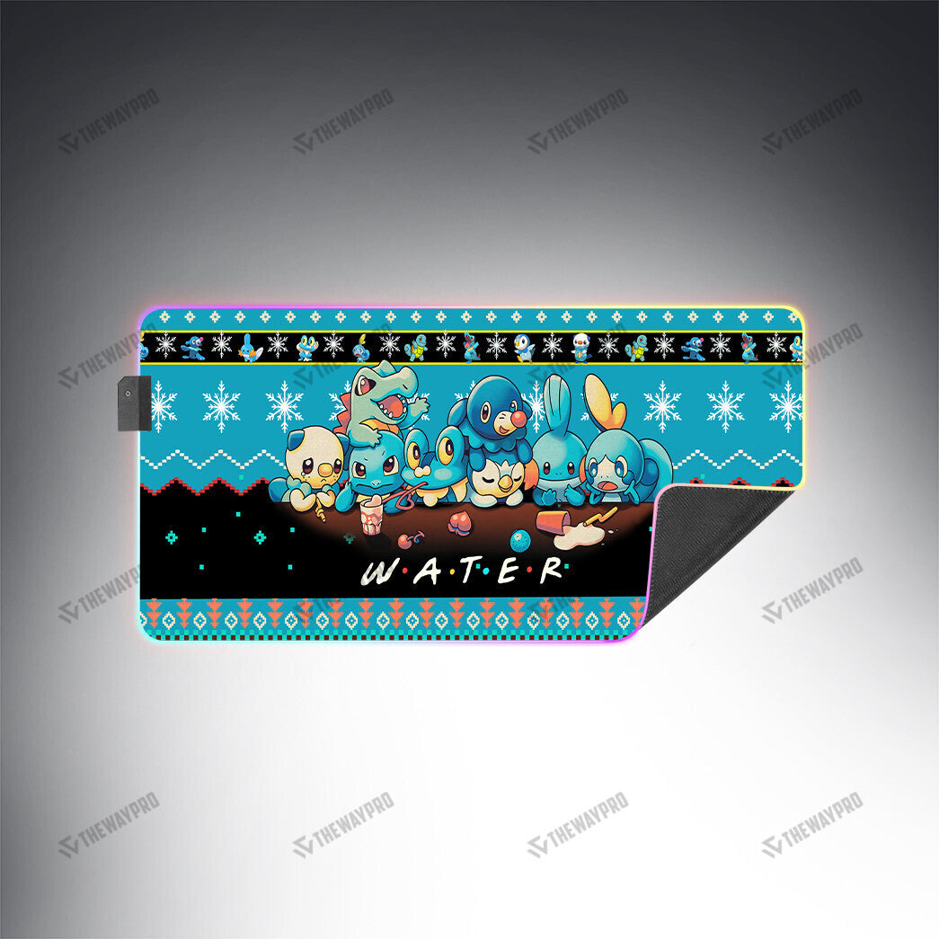 Water Type Custom Led Mousepad