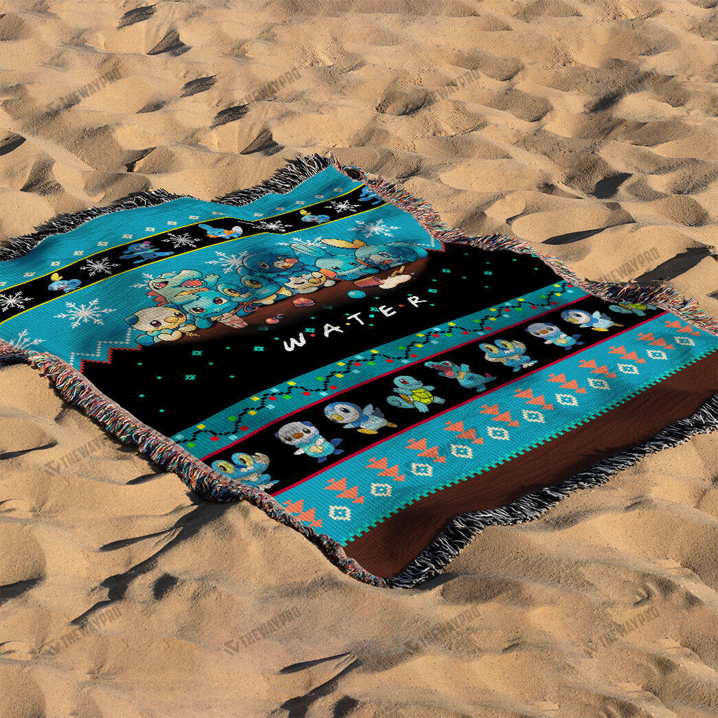 Water Custom Woven Blanket