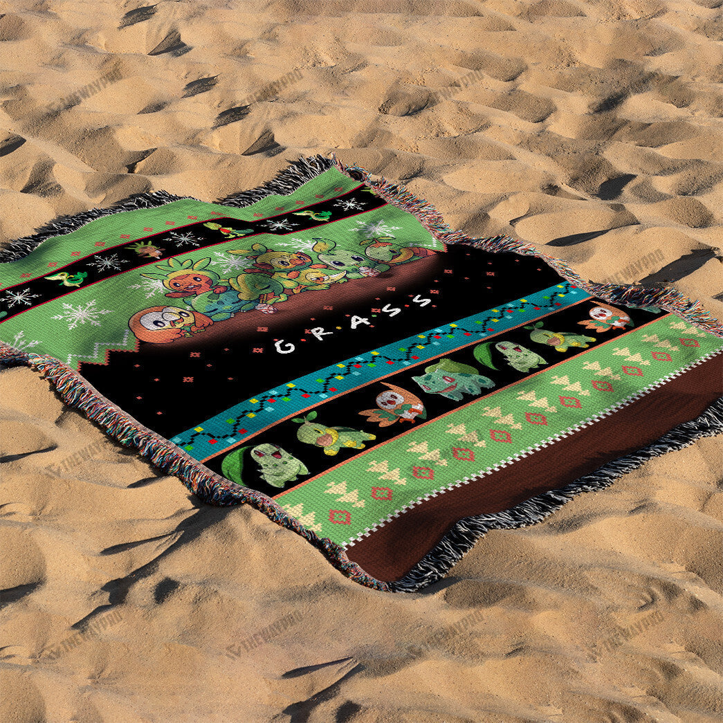 Grass Custom Woven Blanket