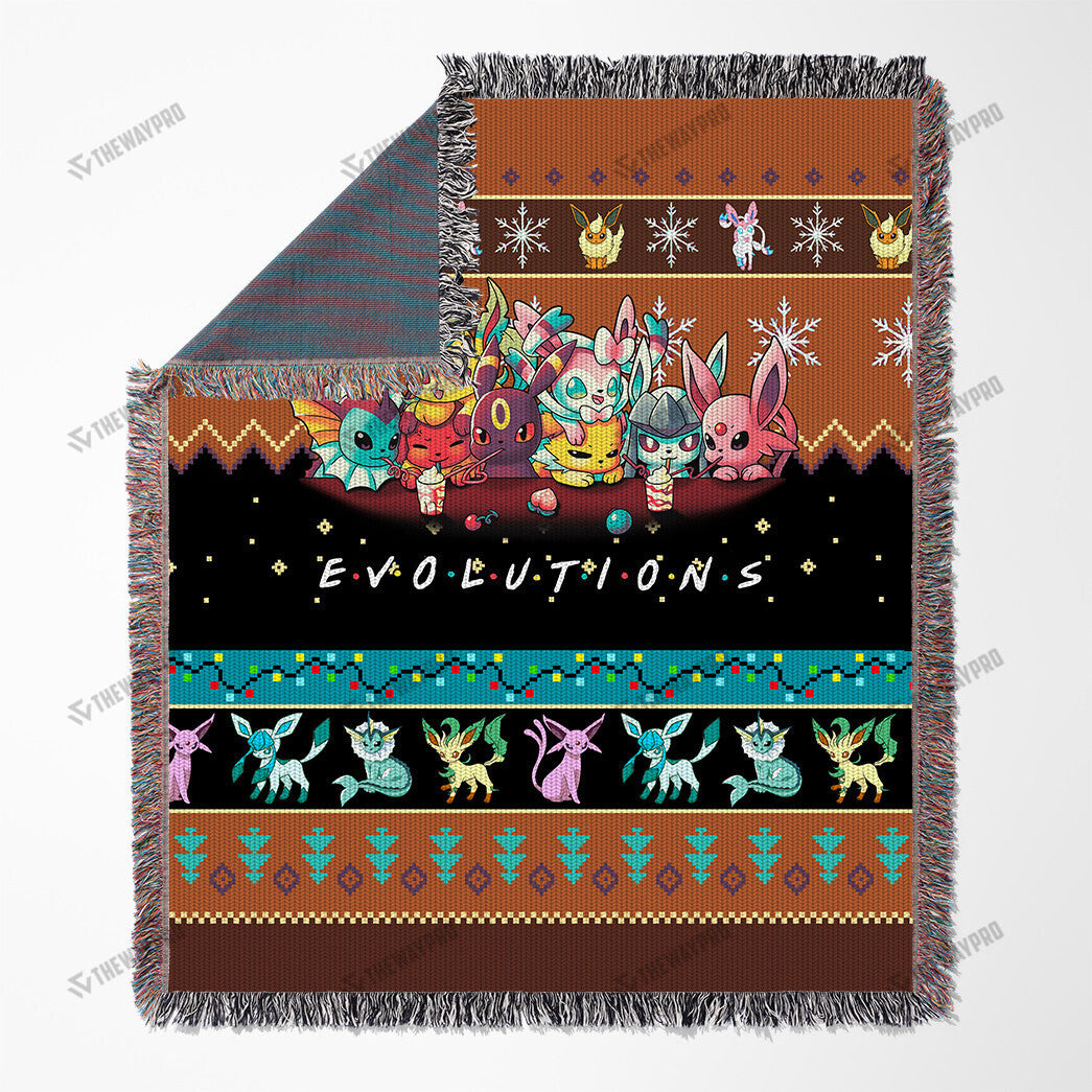 Eevee Evolutions Custom Woven Blanket