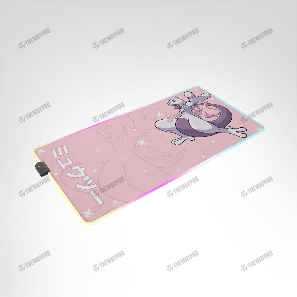 Mewtwo Custom Led Mousepad