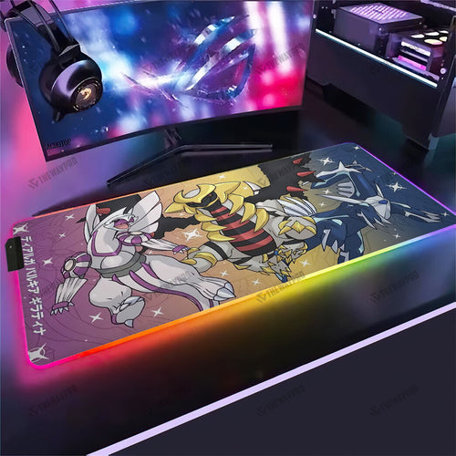 Giratina Palkia Dialga Custom Led Mousepad