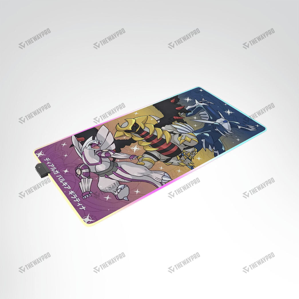 Giratina Palkia Dialga Custom Led Mousepad