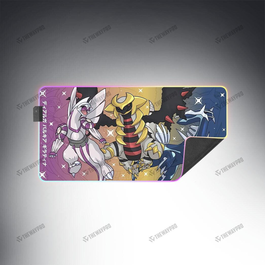 Giratina Palkia Dialga Custom Led Mousepad