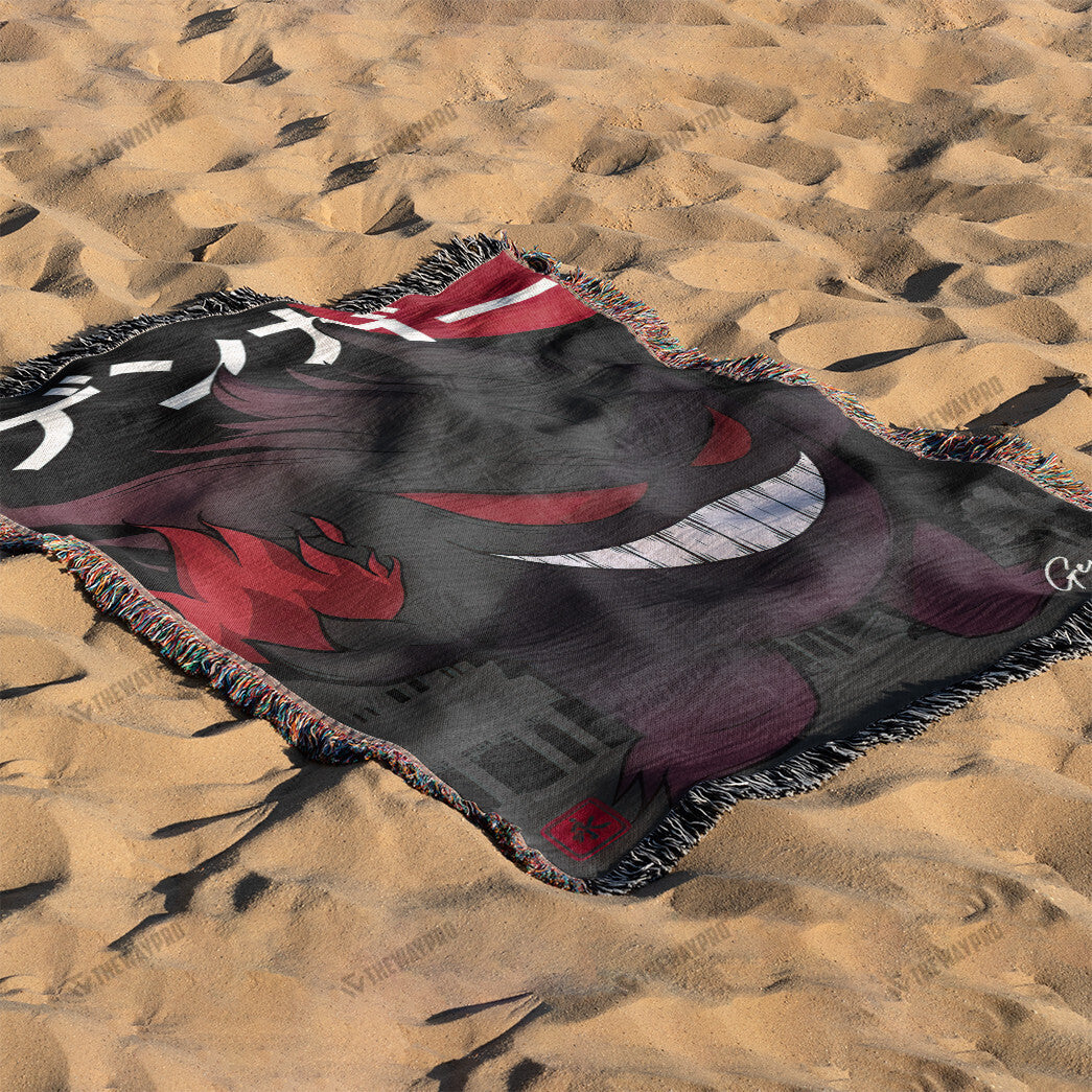 Gengar Custom Woven Blanket