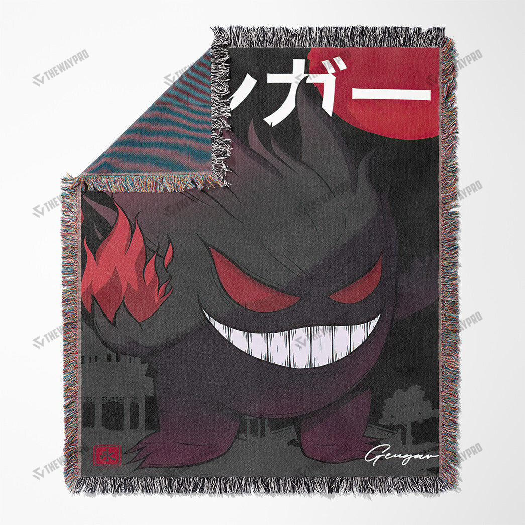 Gengar Custom Woven Blanket