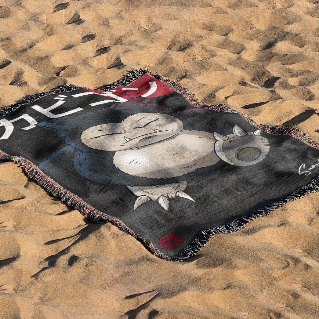 Snorlax Custom Woven Blanket