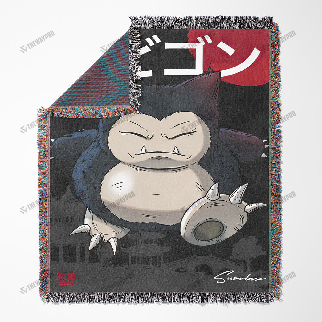Snorlax Custom Woven Blanket