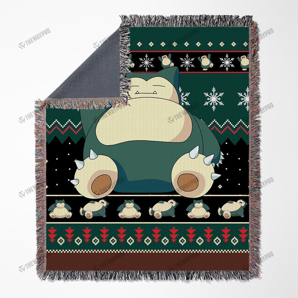 Snorlax Custom Woven Blanket