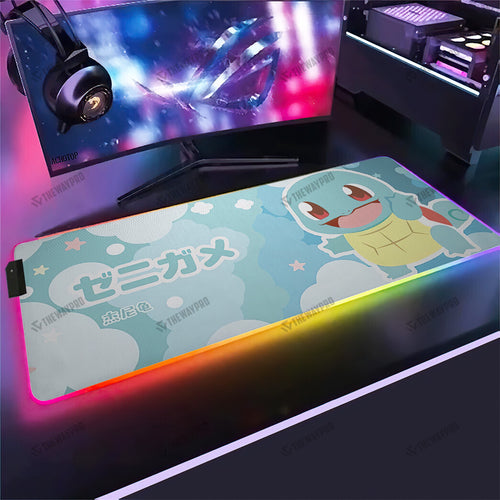 Squirtle Custom Led Mousepad