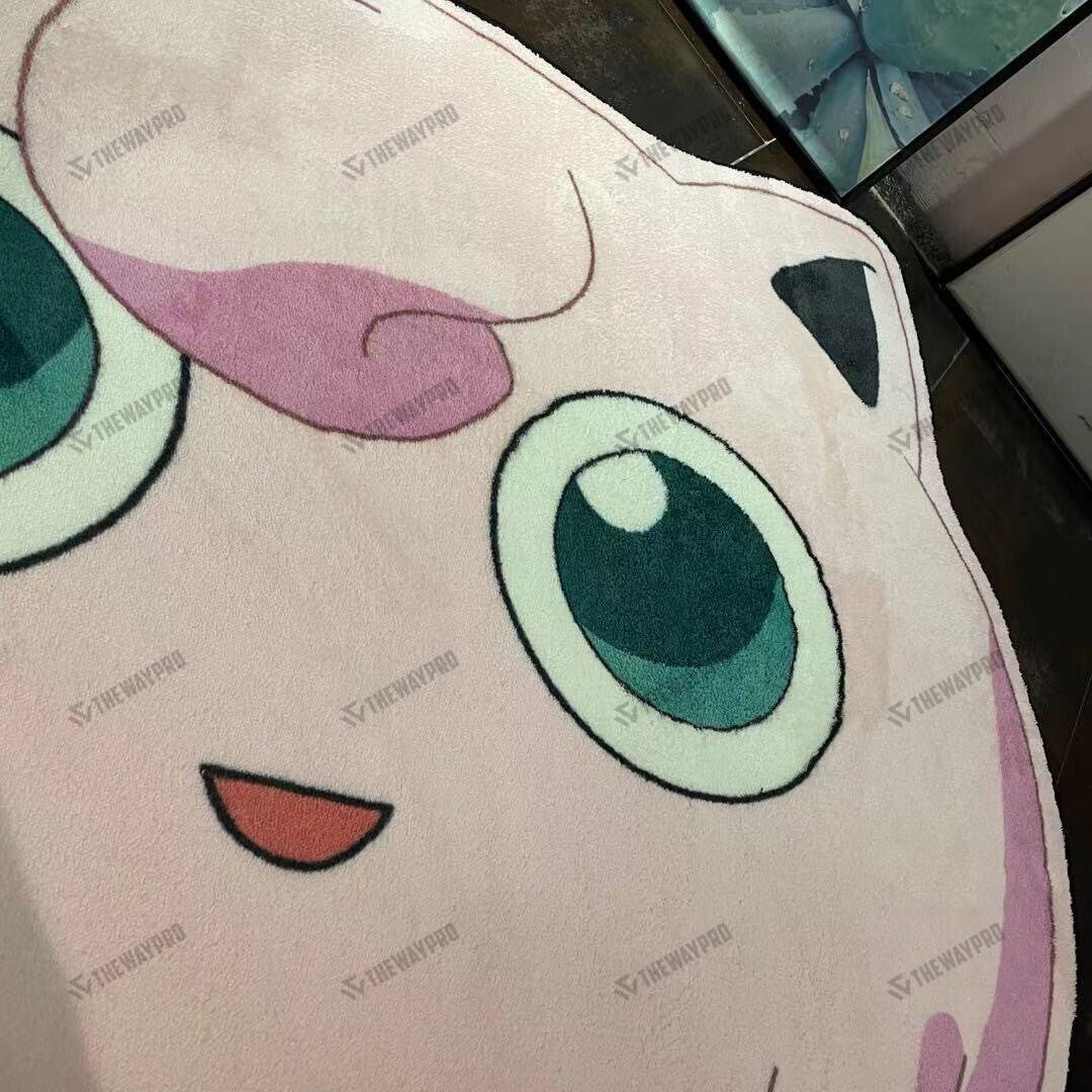 Jigglypuff Custom Shape Rug