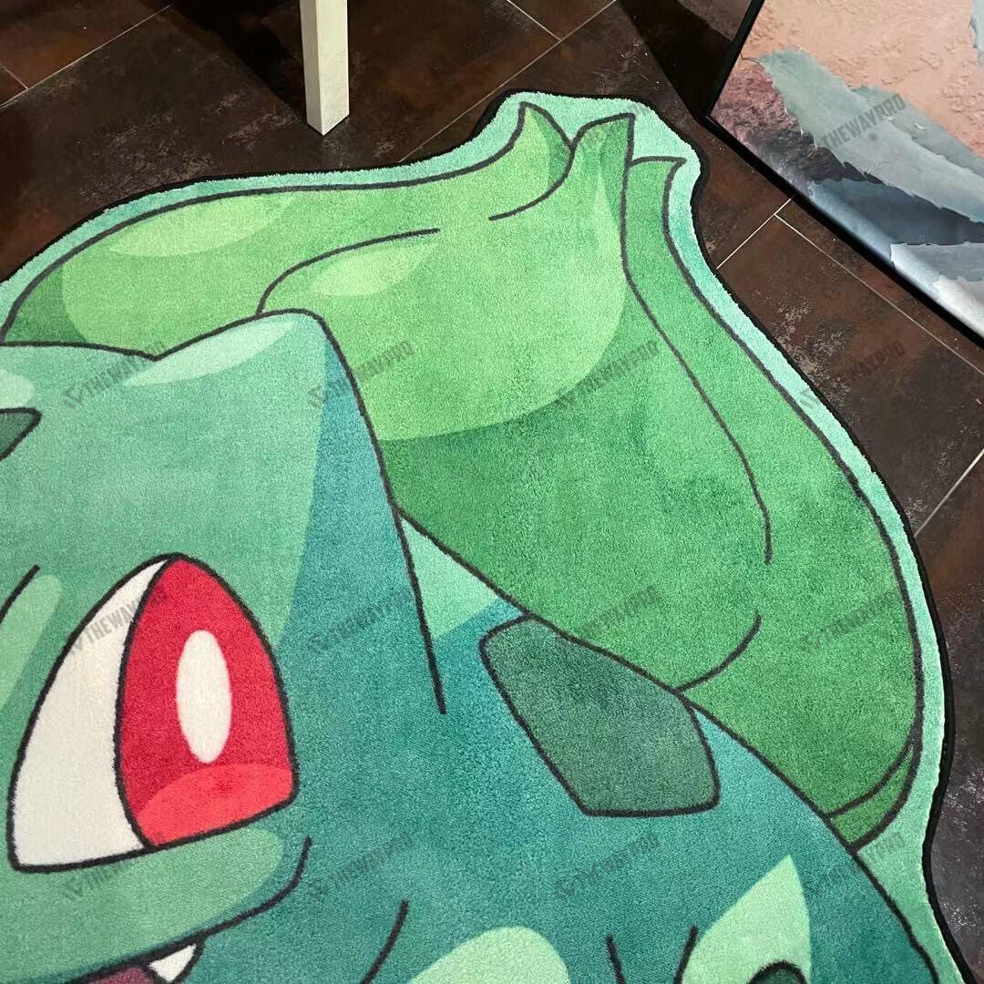 Bulbasaur Custom Shape Rug
