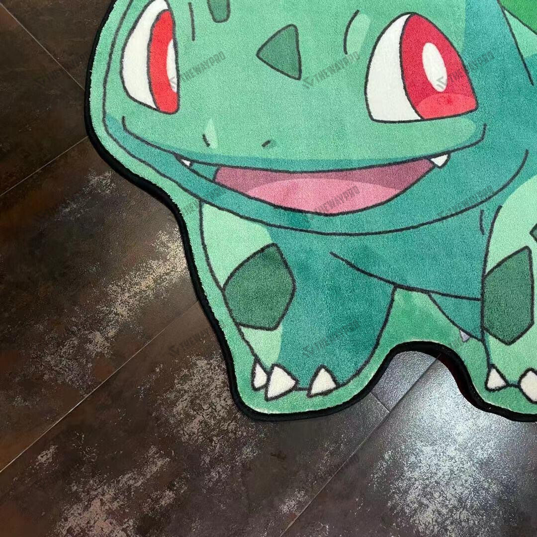 Bulbasaur Custom Shape Rug