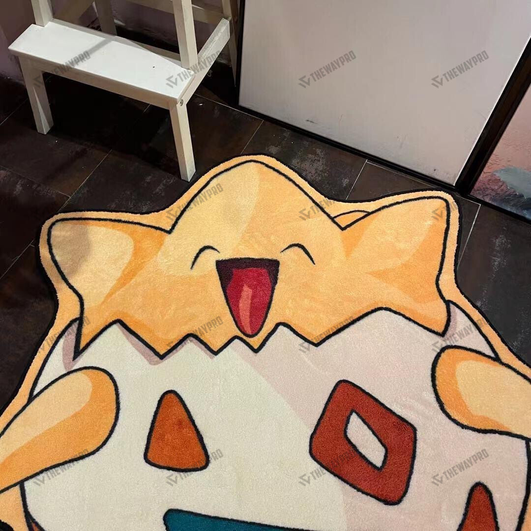 Togepi Custom Shape Rug