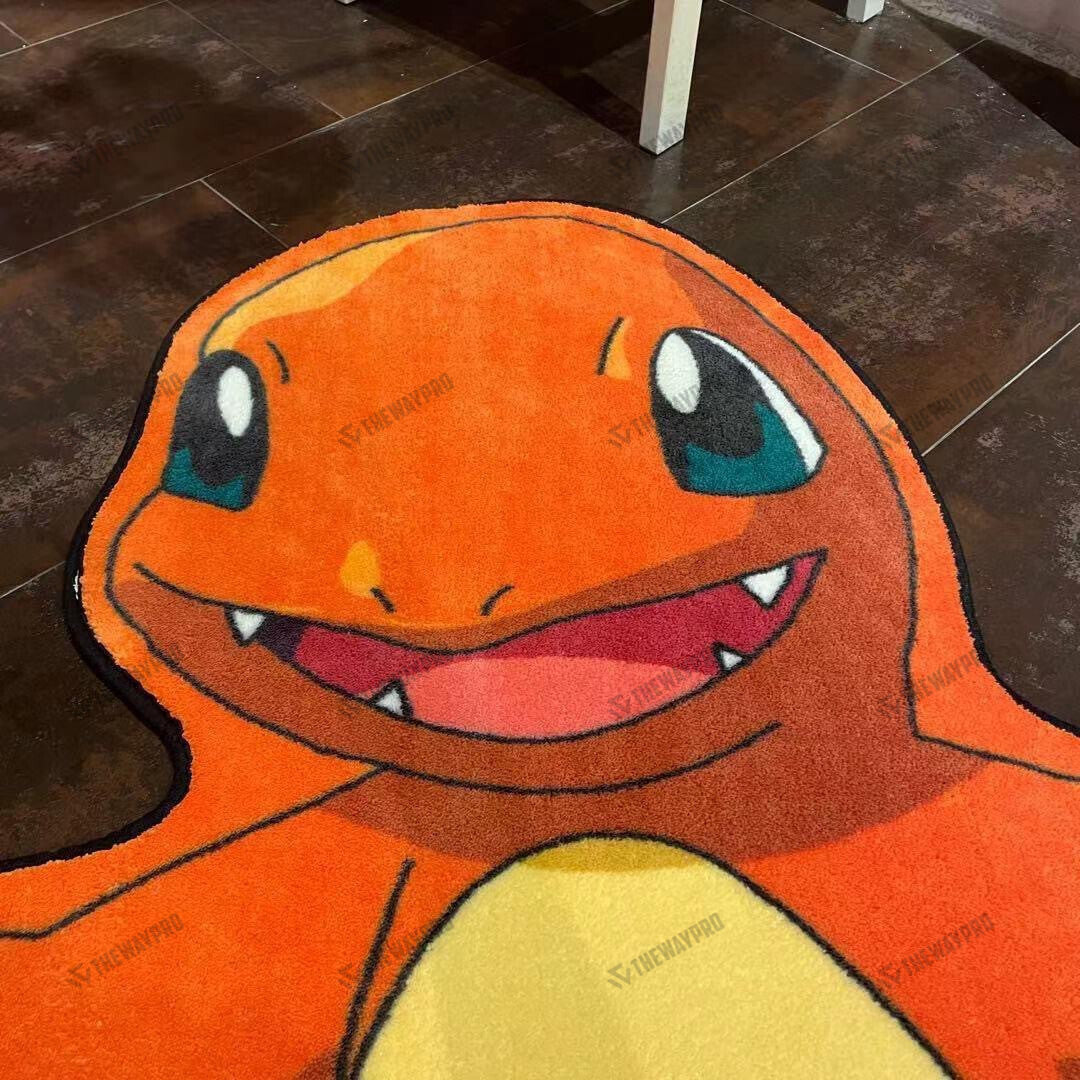 Charmander Custom Shape Rug