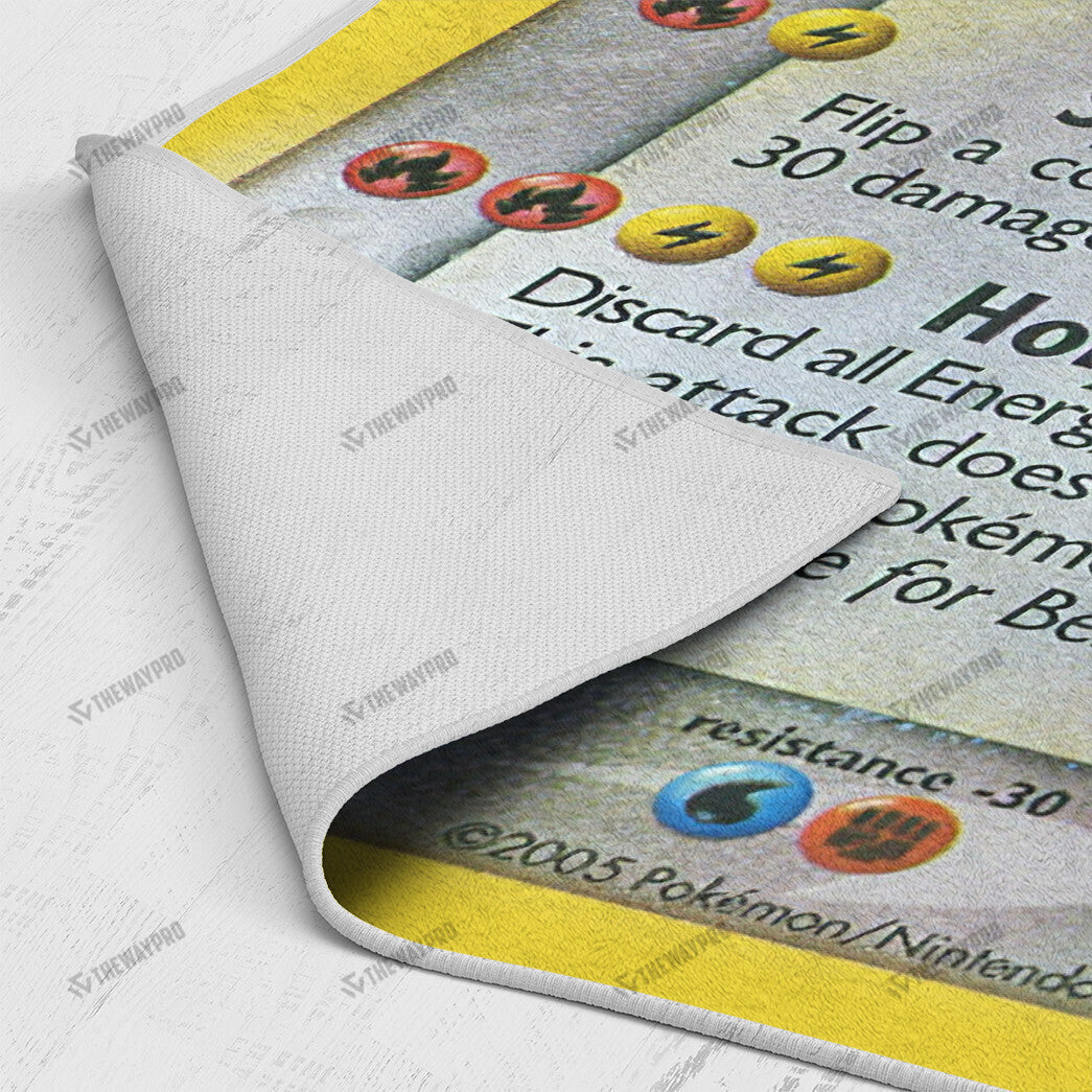 Rayquaza Card Custom Rug