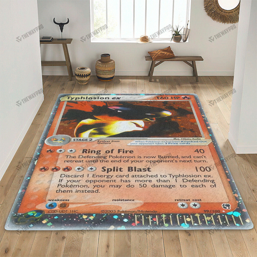 Typhlosion EX Custom Rug