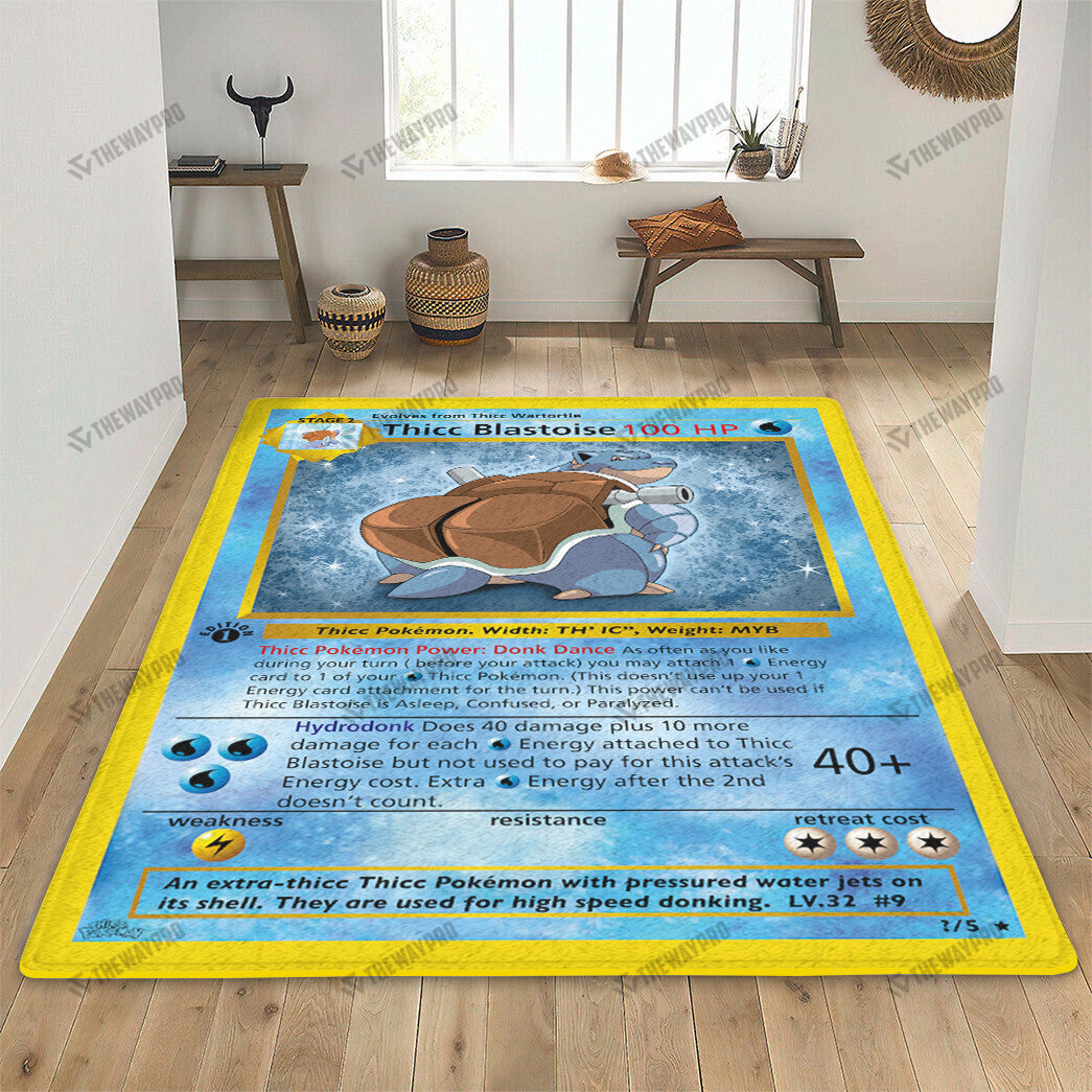 Thicc Blastoise Custom Rug