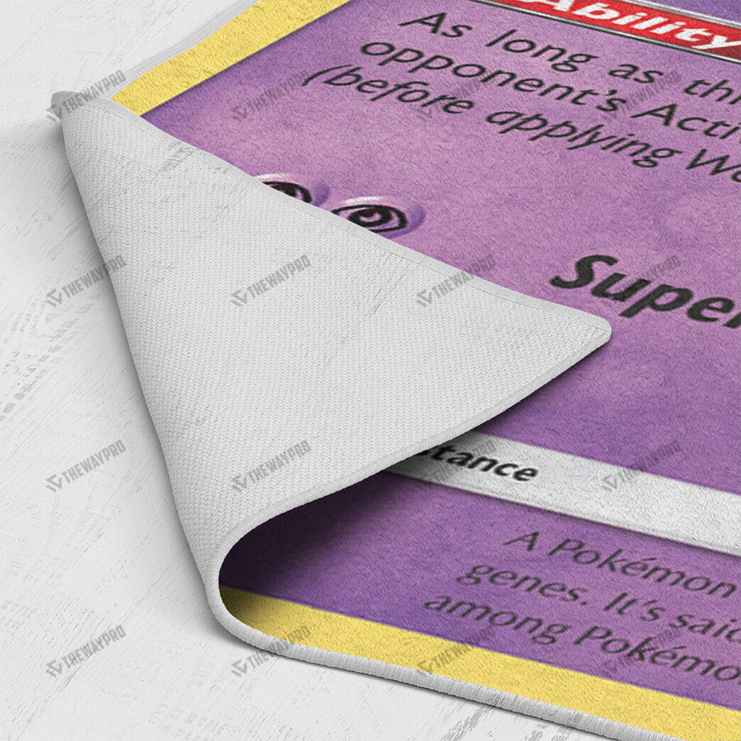 Mewtwo Psychic Custom Rug