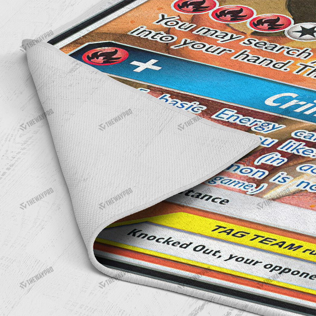 Charizard Braixen GX Cosmic Eclipse Custom Rug