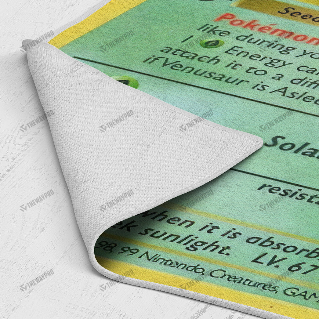 Venusaur Card Custom Rug