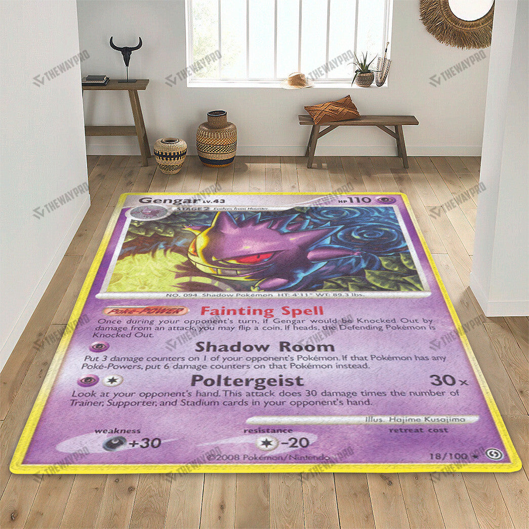 Gengar Stormfront Custom Rug