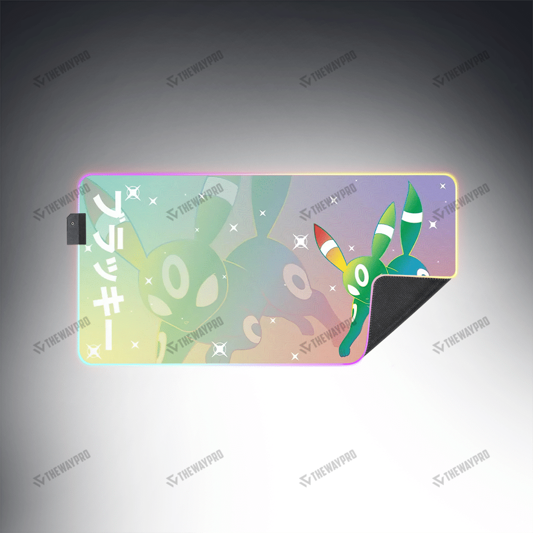 Colorful Umbreon Custom Led Mousepad