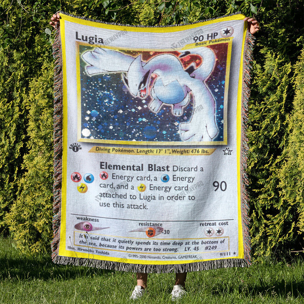 Lugia Custom Woven Blanket