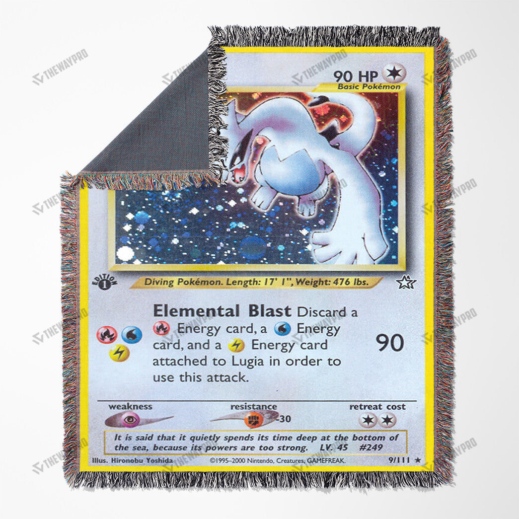 Lugia Custom Woven Blanket