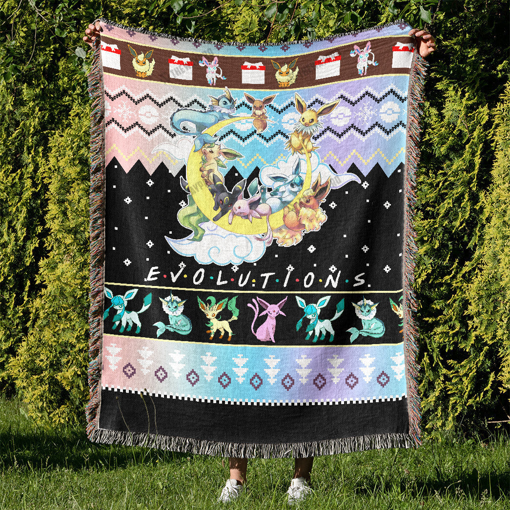 Eevee Evolutions Custom Woven Blanket