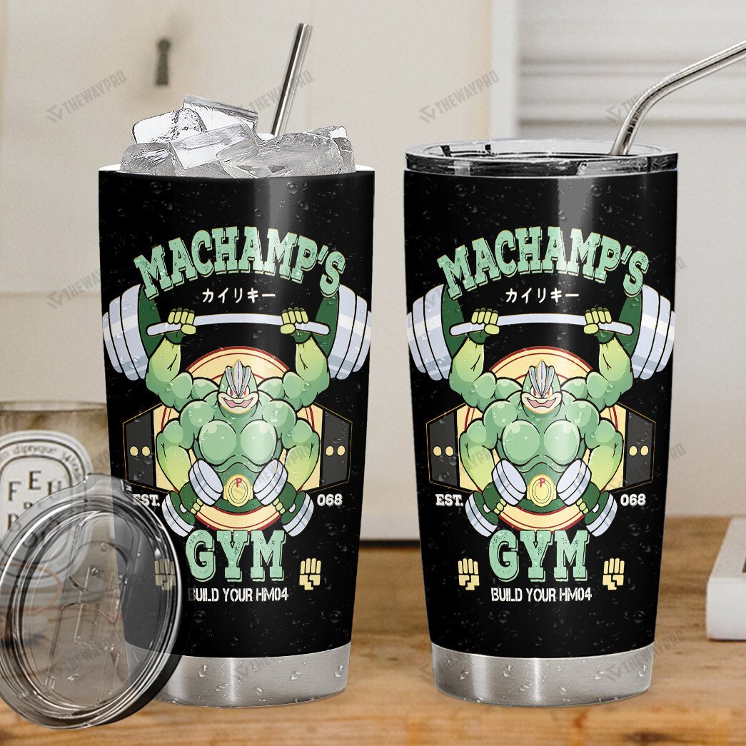 Machamp 2 Gym Custom Tumbler