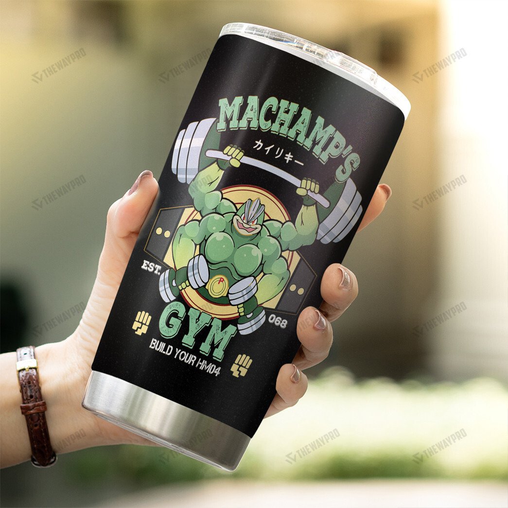 Machamp 2 Gym Custom Tumbler