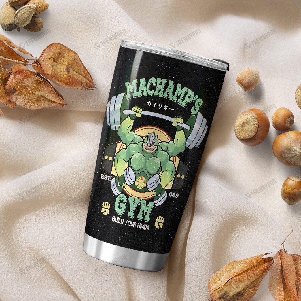 Machamp 2 Gym Custom Tumbler