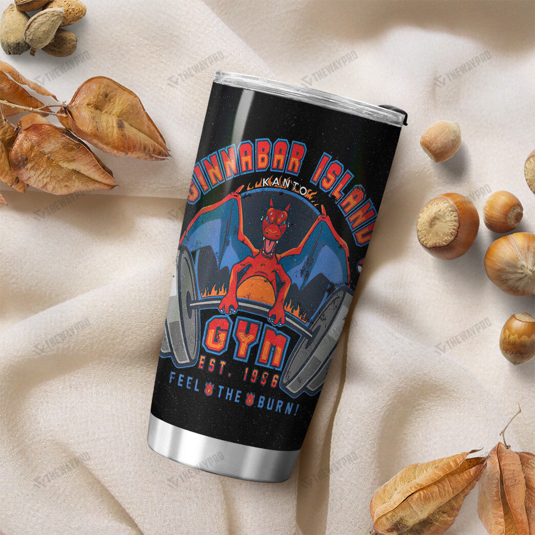 Cinnabar Island Gym Custom Tumbler