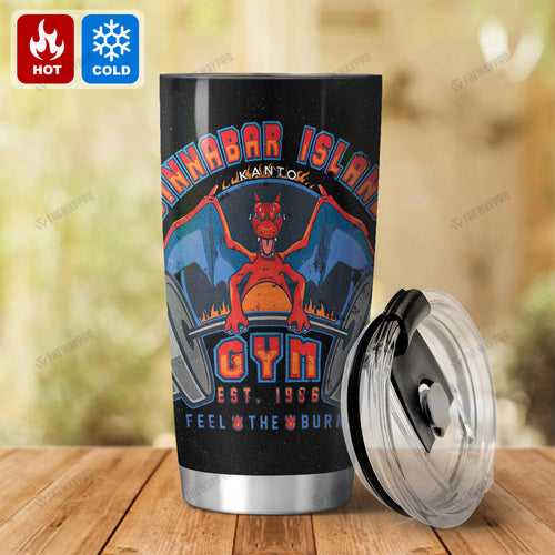 Cinnabar Island Gym Custom Tumbler