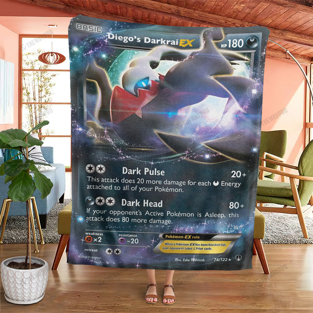 Darkrai-EX · BREAKpoint Custom 2-Side Printed Thicken Soft Blanket